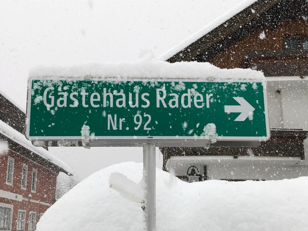 Gaestehaus Rader Weißbriach Buitenkant foto